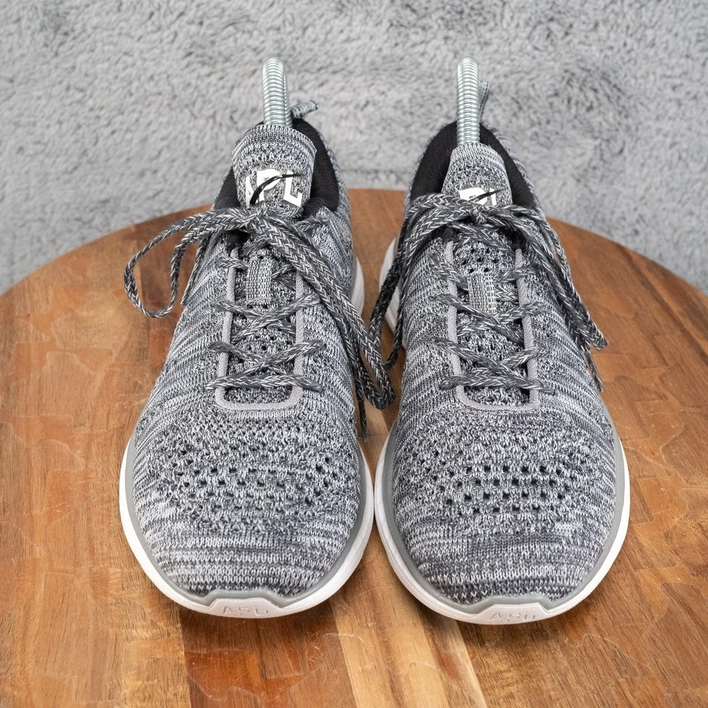 APL Techloom Pro Heather Grey Knit Running Sneaker Women's Size 6.5‎